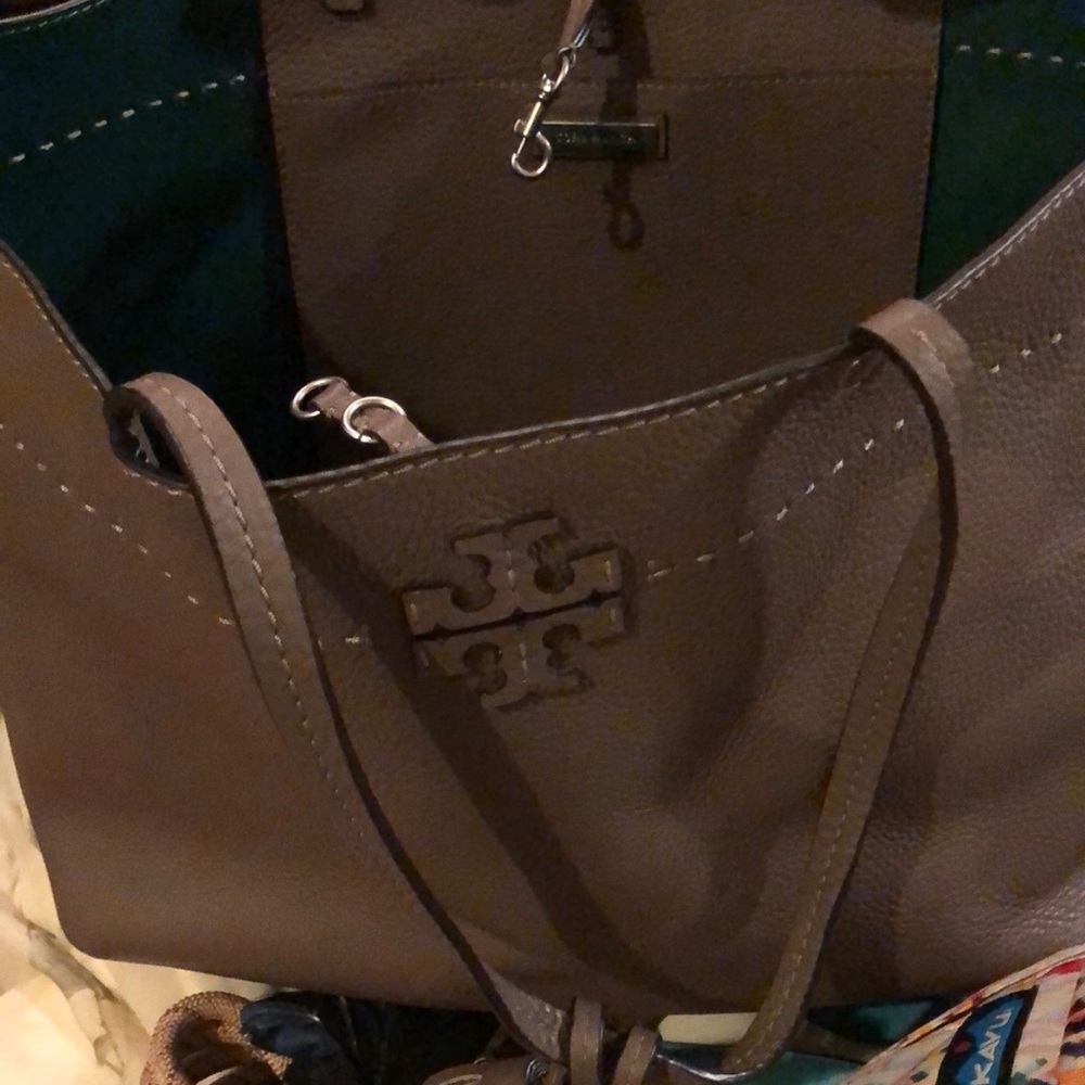 Tory Burch Brown Leather Tote